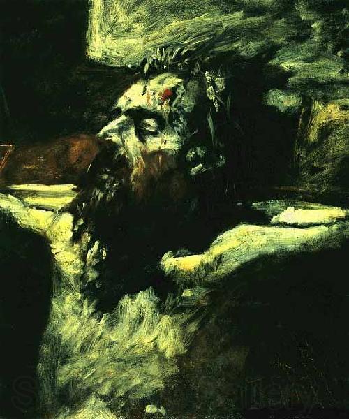 Nikolai Yaroshenko Head of the crucified Christ Norge oil painting art
